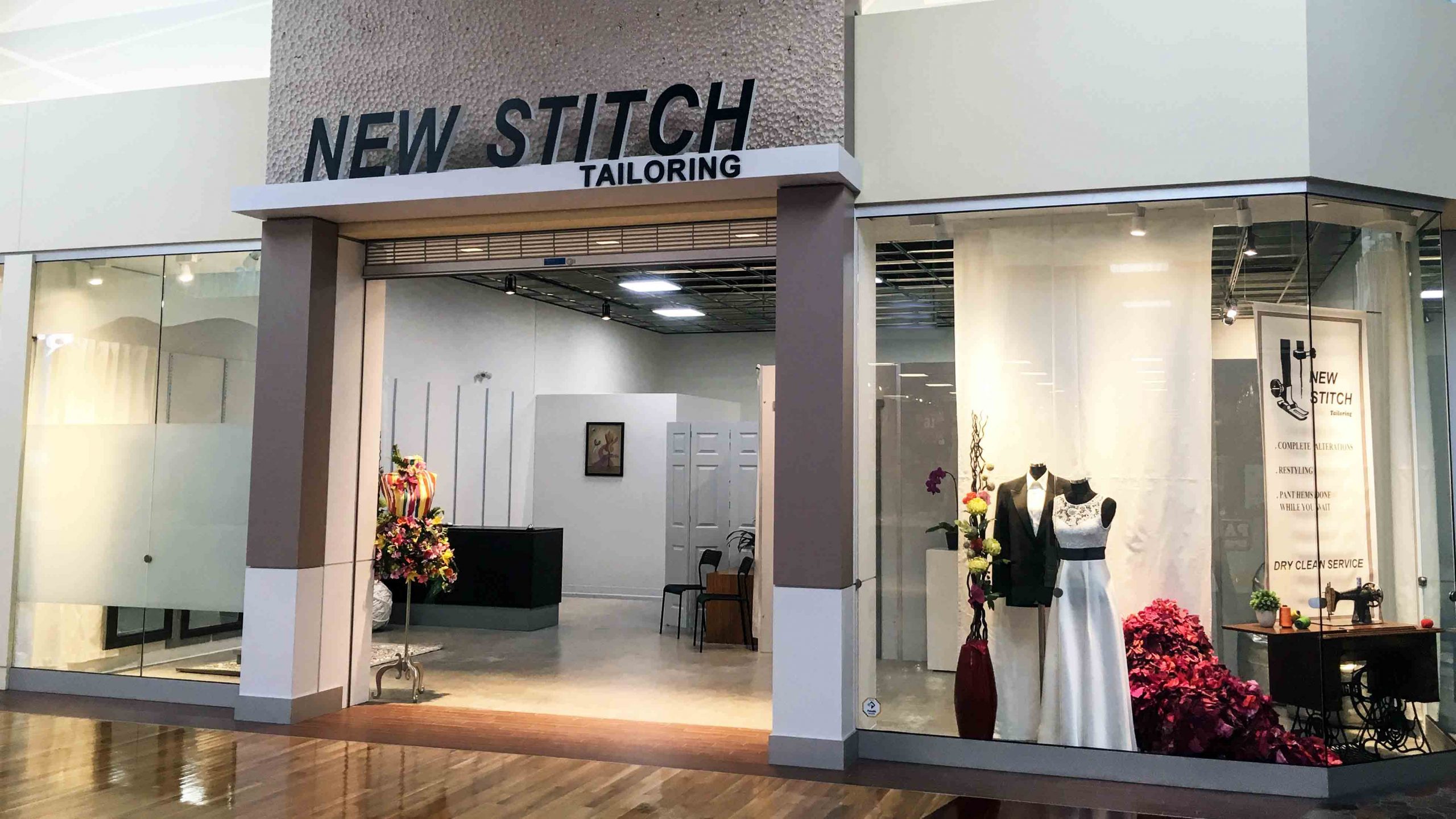 New Stitch Tailoring Ltd-Tsawwassen Mills Branch-Dress Alterations Tailoring Dry Clean Services Clothing Dress Hemming Wedding Prom Custom Alterations Dry Clean Services 20 Years Experience